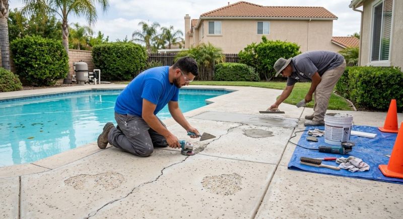 Pool Patio Repair in West Des Moines, IA