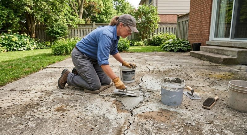 Concrete Patio Repair in Corpus Christi, TX