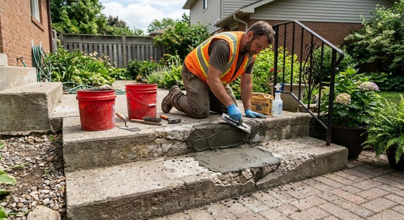 Cracked Stairs Repair in Miami Dade County, FL