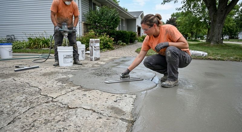 Garage Concrete Resurfacing in Corpus Christi, TX
