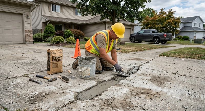Parking Slab Repair in West Des Moines, IA