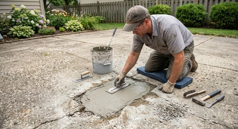 Patio Slab Repair in Corpus Christi, TX