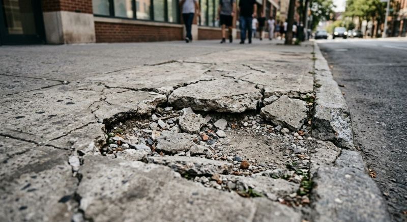 Sidewalk Repair in West Des Moines, IA
