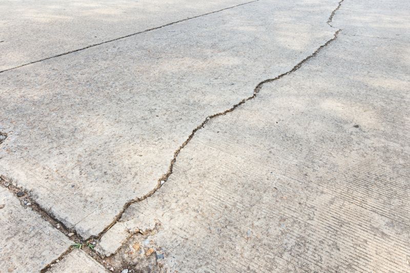 Cracked Concrete Slab Repair