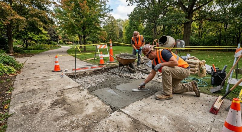 Walkway Repair in Des Moines, IA